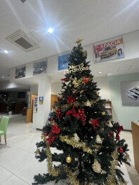 店内がクリスマスにかわりました～